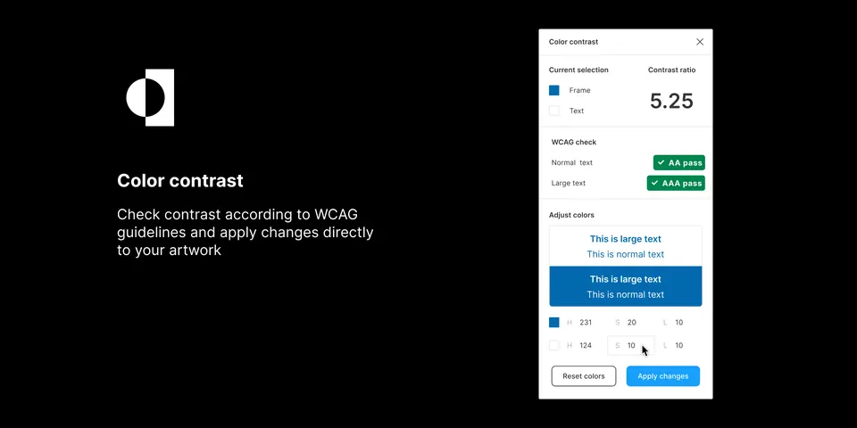 Color Contrast, to check against WCAG
