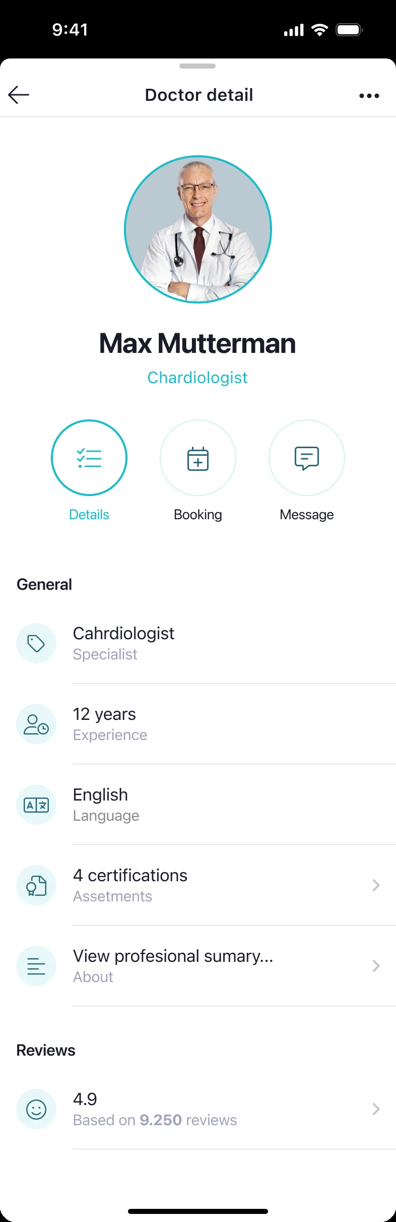 Doctor detail