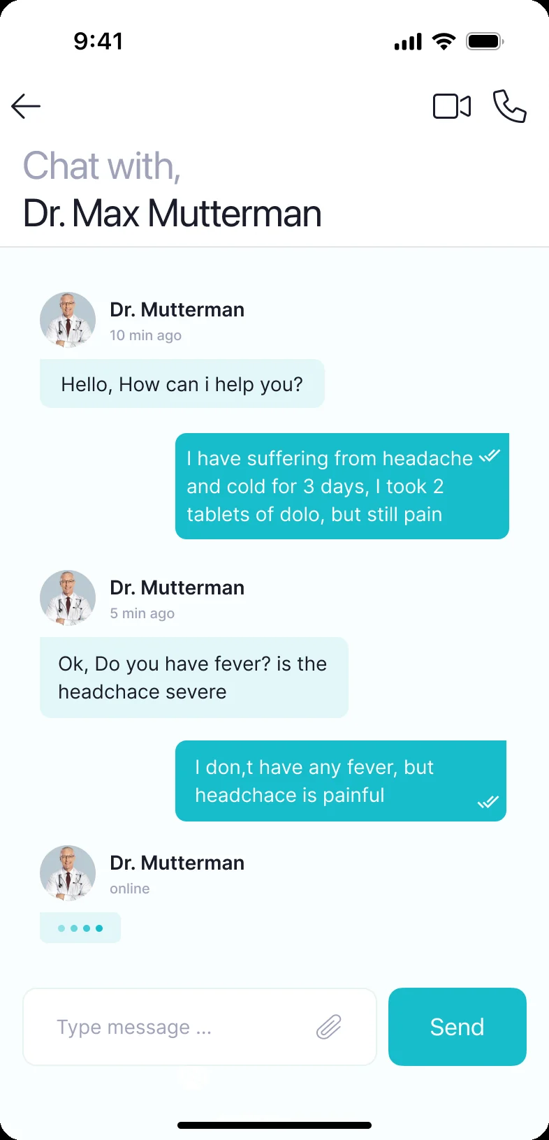 Chat with the doctor