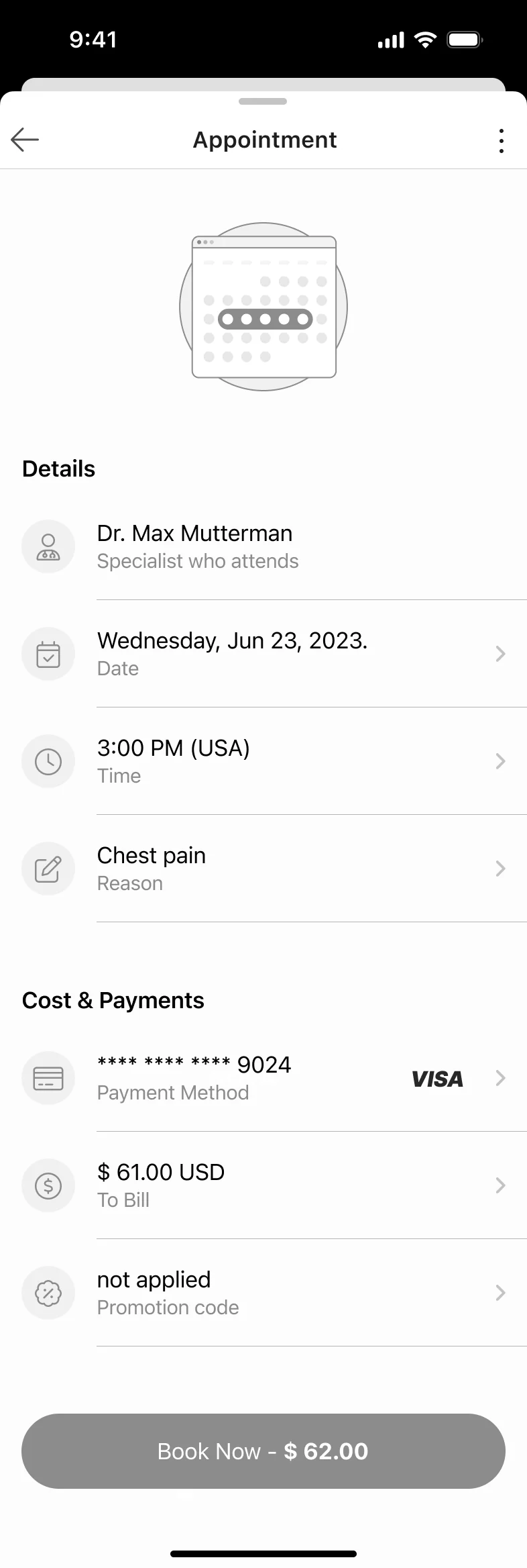 Appointment, greyscale