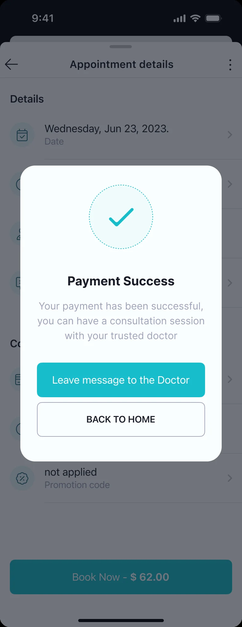 Payment success