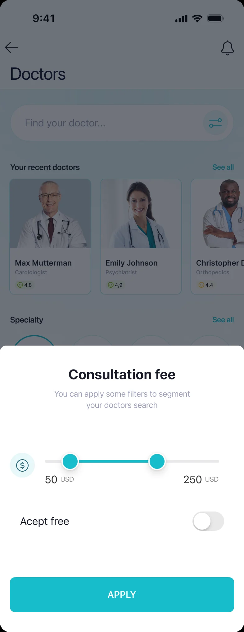 Consultation fee
