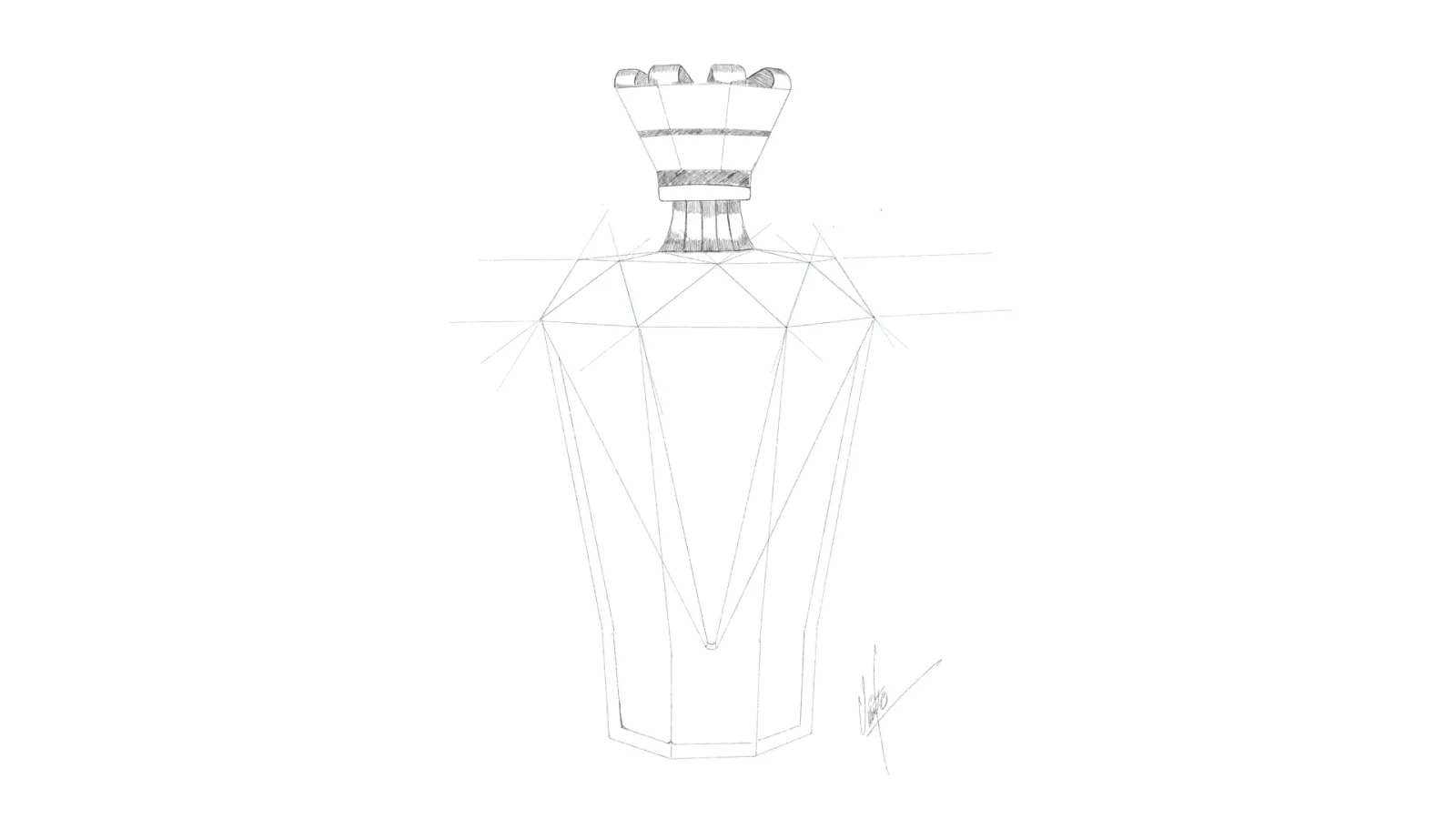 Bottle sketch